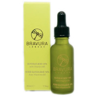 Пилинг c гликолевой кислотой для очищения, эксфолиации и сияния кожи BRAVURA LONDON Glycolic Acid 10% Peel - 30 мл