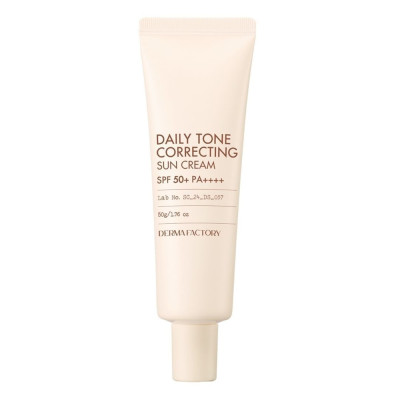 Корректирующий солнцезащитный крем DERMA FACTORY Daily Tone Correcting Sun Cream - 50 г