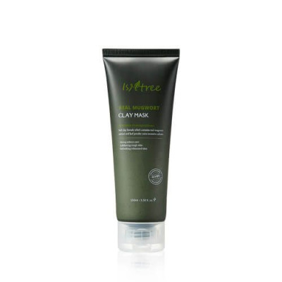 Глиняная маска с полынью ISNTREE Real Mugwort Clay Mask - 100 мл
