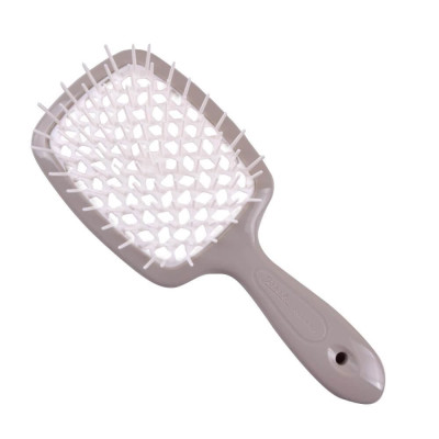Расческа JANEKE Superbrush кремовый с белым