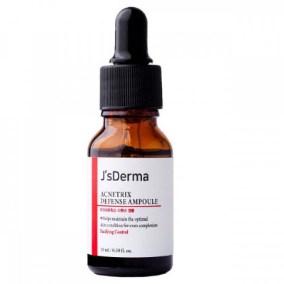 Восстанавливающая ампульная сыворотка JS DERMA Acnetrix Defense Ampoule - 15 мл
