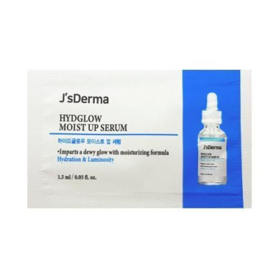 Сыворотка с низкомолекулярной гиалуроновой кислотой JS DERMA Hydglow Moist Up Serum - 1,5 мл Сыворотка с низкомолекулярной гиалуроновой кислотой JS DERMA Hydglow Moist Up Serum - 1,5 мл