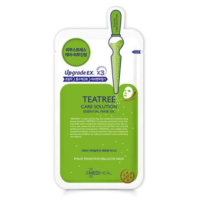 Тканевая маска для проблемной кожи MEDIHEAL Teatree Care Solution Essential Mask EX