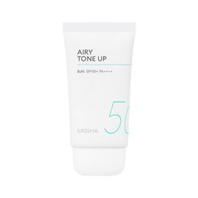 Легкий солнцезащитный крем MISSHA Safe Block Airy Tone Up Sun - 50 мл