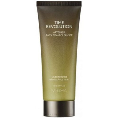 Глиняная маска-пенка для ежедневного очищения MISSHA Time Revolution Artemisia Pack Foam Cleanser - 150 г