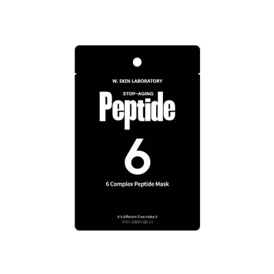 Увлажняющая тканевая маска W.SKIN LABORATORY Stop-Aging 6 Complex Peptide Mask