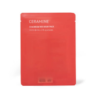 Осветляющая, успокаивающая тканевая маска CERAMINE Chaoreum Red Mask Pack