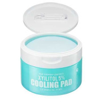 Охлаждающие пэды с успокаивающим эффектом DERMA FACTORY Xylitol 5% Cooling Pad - 70 шт