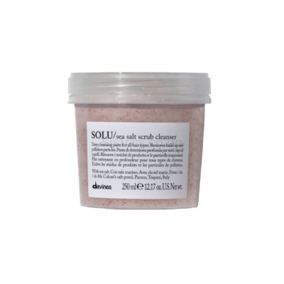 Очищающая паста-скраб с морской солью для кожи головы DAVINES SOLU Sea Salt Scrub Cleancer - 250 мл
