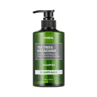 Шампунь с чайным деревом для жирной кожи головы KUNDAL Tea Tree & Macadamia Deep Cleansing Shampoo White Musk - 500 мл