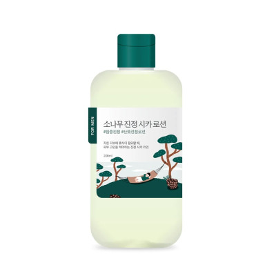 Мужской успокаивающий лосьон для кожи ROUND LAB For Men Pine Calming Cica Lotion - 200 мл