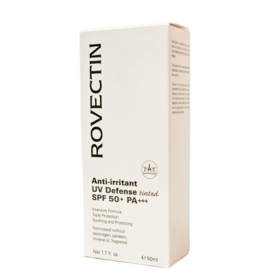 Тонирующий солнцезащитный флюид ROVECTIN Anti-Irritant UV Defense Tinted - 50 мл