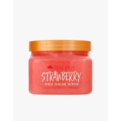 Сахарный cкраб для тела с ароматом клубники TREE HUT Strawberry Sugar Scrub - 510 г