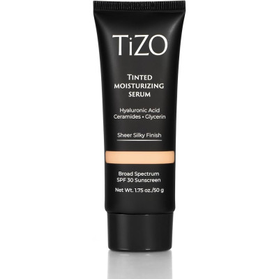 Солнцезащитная увлажняющая сыворотка с тоном TIZO Tinted Moisturizing Serum Light Medium - 50 г