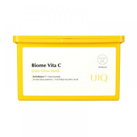 Набор осветляющих масок UIQ Biome Vita C Daily Glow Mask - 30 мл Набор осветляющих масок UIQ Biome Vita C Daily Glow Mask - 30 мл