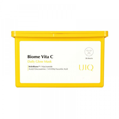 Набор осветляющих масок UIQ Biome Vita C Daily Glow Mask - 30 мл