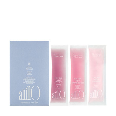 Набор тестеров средств по уходу за волосами ANILLO Rosy Night Repair Kit