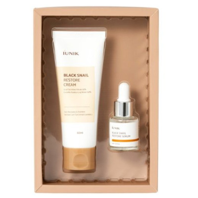 Набор средств с муцином улитки IUNIK Black Snail Edition Skincare Set Набор средств с муцином улитки IUNIK Black Snail Edition Skincare Set