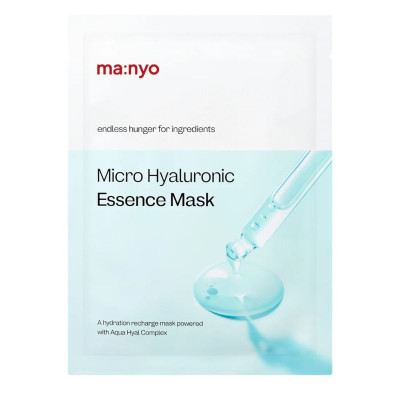 Маска тканевая с гиалуроновой кислотой MA:NYO Micro Hyaluronic Essence Mask