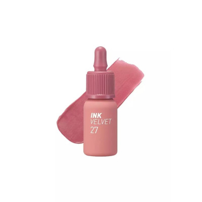 Матовый тинт для губ с увлажняющим действием PERIPERA Ink The Velvet (AD) Color 27 Strawberry Nude - 4 г