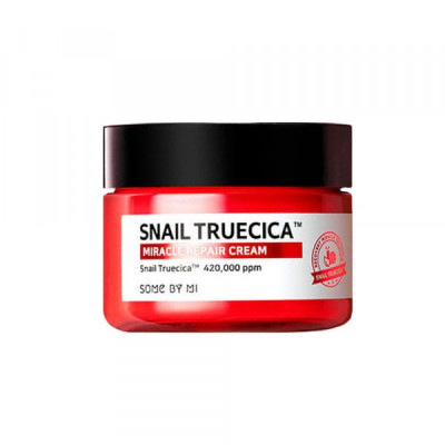 Восстанавливающий крем с улиточным муцином SOME BY MI Snail Truecica Miracle Repair Cream - 60 г Восстанавливающий крем с улиточным муцином SOME BY MI Snail Truecica Miracle Repair Cream - 60 г