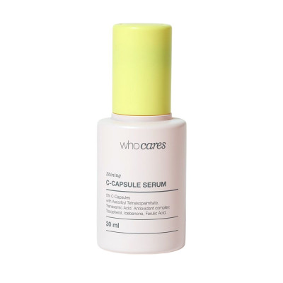Мультивитаминная сыворотка для лица с инкапсулированным витамином С WHO CARES Shining C-Capsule Serum - 30 мл