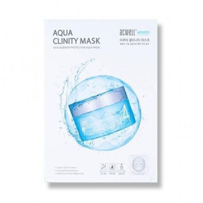 Тканевая маска для лица для максимально глубокого увлажнения ACWELL Aqua Clinity Mask