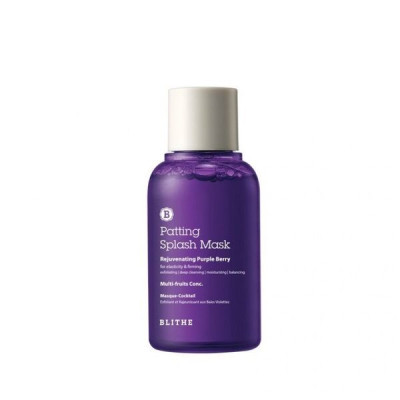 Сплэш-маска с экстрактами ягод BLITHE Patting Splash Mask Rejuvenating Purple Berry - 70 мл