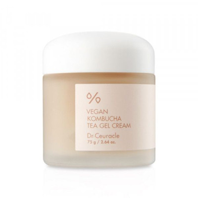 Крем - гель с экстрактом комбучи DR CEURACLE Vegan Kombucha Tea Gel Cream - 75 мл