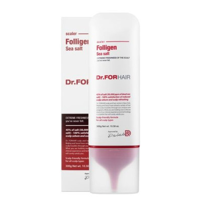 Пилинг для глубокого очищения кожи головы DR FORHAIR Folligen Sea Salt Scaler - 300 мл
