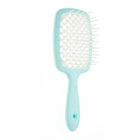 Расческа JANEKE Superbrush Small тиффани с белым Расческа JANEKE Superbrush Small тиффани с белым