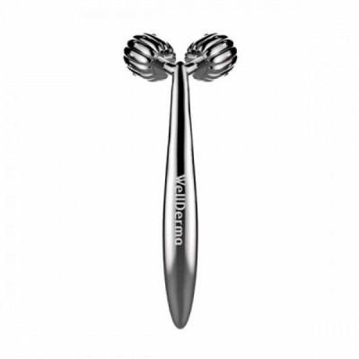 Массажер для лица WELLDERMA Face Lifting Dark Silver Roller