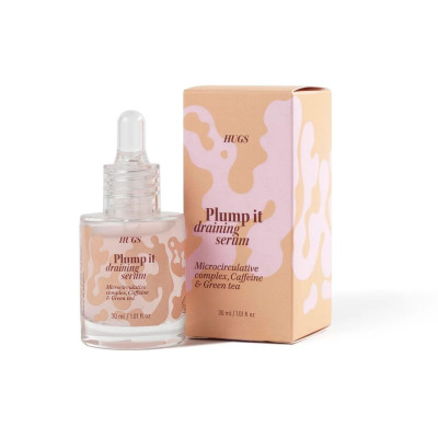 Массажная сыворотка с противоотечным комплексом HUGS Plump It Draining Serum - 30 мл