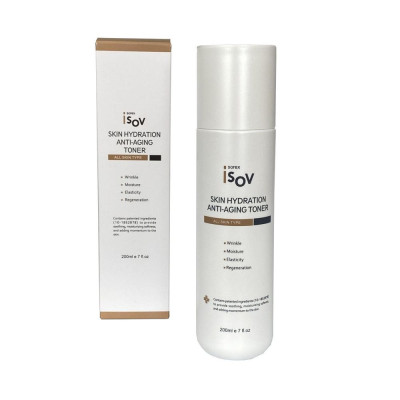 Антивіковий зволожувальний тонер для пружності шкіри ISOV SOREX Skin Hydration Anti-Aging Toner - 200 мл
