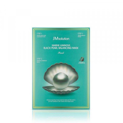 Тканевая маска с жемчугом JMSOLUTION Marine Luminous Pearl Deep Moisture Mask