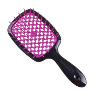 Расческа JANEKE Superbrush Small черный с фуксией Расческа JANEKE Superbrush Small черный с фуксией