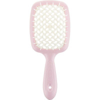 Расческа JANEKE Superbrush Small розовый с белым Расческа JANEKE Superbrush Small розовый с белым