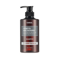 Бессульфатный восстанавливающий шампунь KUNDAL Honey & Macadamia Pure Natural Shampoo Cherry Blossom - 500 мл