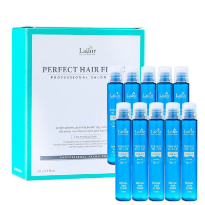Филлер для волос LADOR Perfect Hair Fill-Up - упаковка в 10 шт по 13 мл