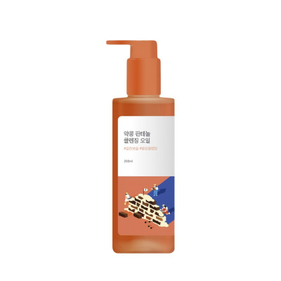 Гидрофильное масло с экстрактом соевых бобов и пантенолом ROUND LAB Soybean Panthenol Cleansing Oil - 200 мл