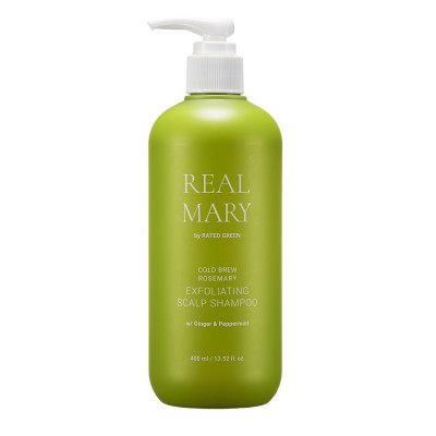 Отшелушивающий шампунь с розмарином RATED GREEN Real Mary Exfoliating Scalp Shampoo - 400 мл