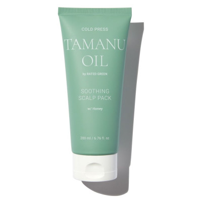 Успокаивающая маска для проблемной и чувствительной кожи головы RATED GREEN Cold Press Tamanu Oil Soothing Scalp Pack - 200 мл