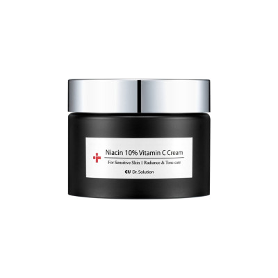 Антиоксидантный крем с ниацинамидом 10% и витамином С 1% CUSKIN Dr.Solution Niacin 10% Vitamin C Cream - 50 мл