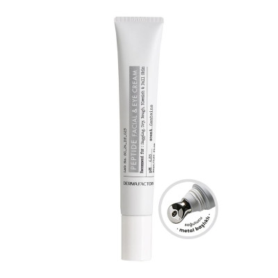 Пептидный крем с аппликатором DERMA FACTORY Peptide Facial and Eye Cream - 20 мл