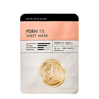 Обновляющая тканевая маска из PDRN 1% DERMA FACTORY PDRN 1% Sheet Mask