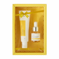 Витаминный набор с кремом для век и сывороткой на основе прополиса IUNIK Propolis Eye Cream Set