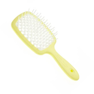 Расческа JANEKE Superbrush Small желтый с белым