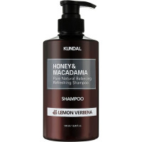 Безсульфатний шампунь для волосся "Лимон та Вербена" KUNDAL Honey & Macadamia Nature Shampoo Lemon Verbena - 500 мл