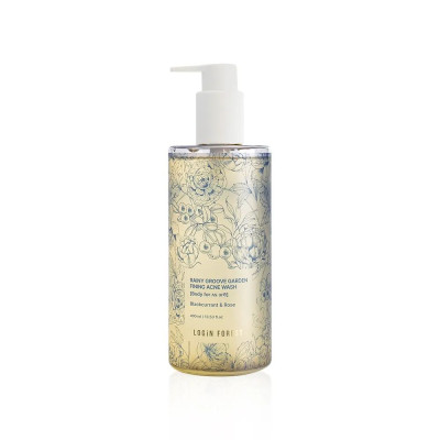 Очищающий гель для тела против высыпаний с салициловой кислотой LOGIN FOREST Rainy Groove Garden Fining Acne Wash Body for us - 400 мл