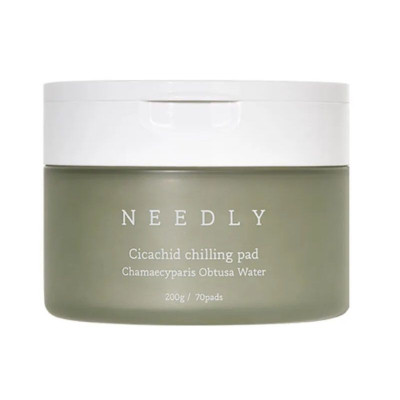 Успокаивающие пады с центеллой азиатской NEEDLY Cicachid Chilling Pad - 70 шт